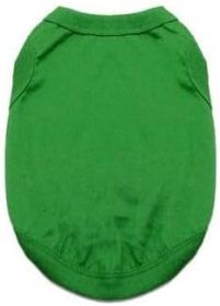 Cotton Dog Tank - Emerald Green (Option: X-Small)