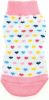 Non-Skid Dog Socks - Pink and White Hearts