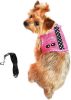 Cool Mesh Dog Harness Under the Sea Collection - Sunglasses Pink and Black Polka Dot