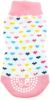 Non-Skid Dog Socks - Pink and White Hearts