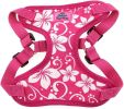 Wrap and Snap Choke Free Dog Harness by Doggie Design - Pink Hibiscus