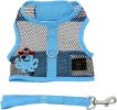 Cool Mesh Dog Harness Under the Sea Collection - Pirate Octopus Blue and Black