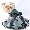 Green and Black Satin Dog Dress