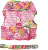 Cool Mesh Dog Harness with Leash - Pink Hawaiian Floral
