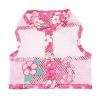 Cool Mesh Dog Harness with Leash - Hawaiian Hibiscus Pink